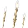 4_Azara 28" Wide 5-Light Chandelier in Vintage Brass more views