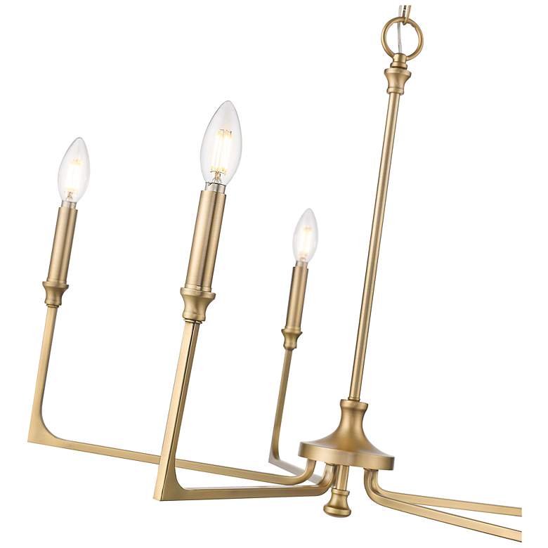 Image 5 Azara 28" Wide 5-Light Chandelier in Vintage Brass more views