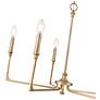 5_Azara 28" Wide 5-Light Chandelier in Vintage Brass more views