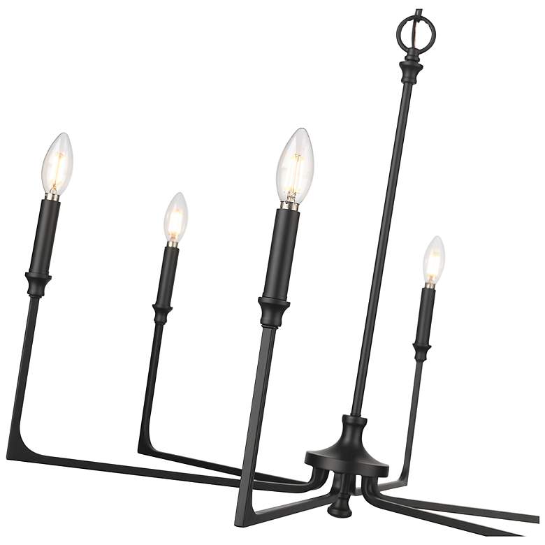 Image 5 Azara 32" Wide 6-Light Chandelier in Matte Black more views