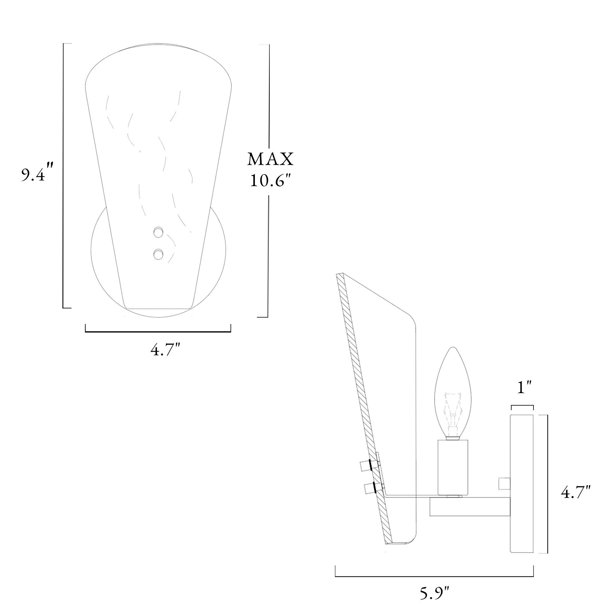 Image 2 Azfenro 1-Light Gold Wall Sconces more views