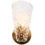 1_Azfenro 10 1/2" High Plating Brass Wall Sconce