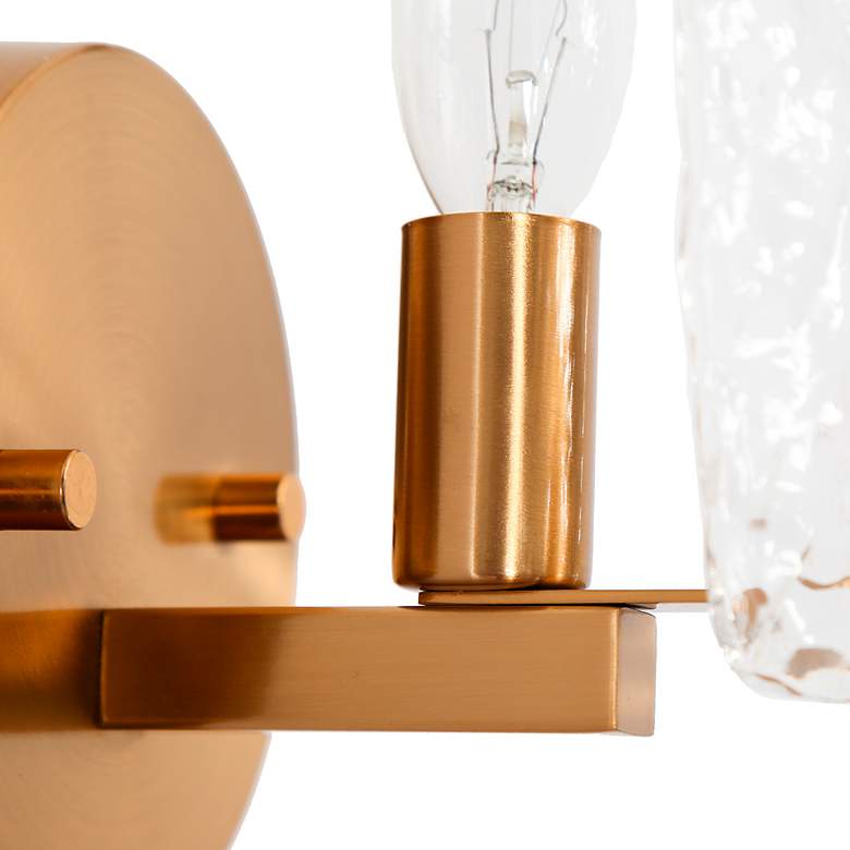 Image 3 Azfenro 10 1/2" High Plating Brass Wall Sconce more views