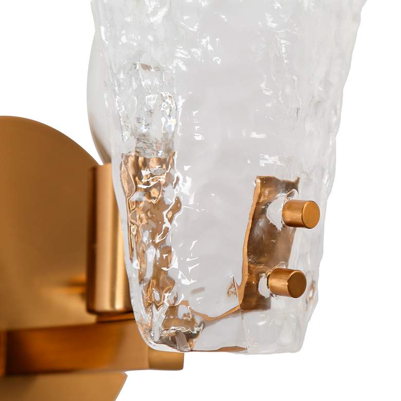 Image 4 Azfenro 10 1/2" High Plating Brass Wall Sconce more views