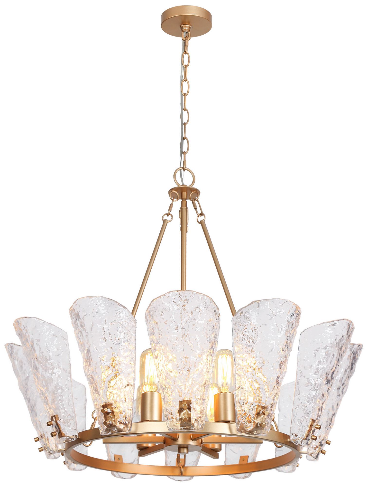 Azfenro 6-Light Gold Chandelier - Made to Order