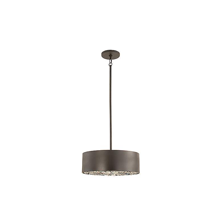 Image 1 Azores 4-Light Convertible Semi-Flush or Pendant in Black Cashmere