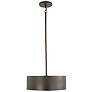 Thumbnail2 of Azores 4-Light Convertible Semi-Flush or Pendant in Black Cashmere more views