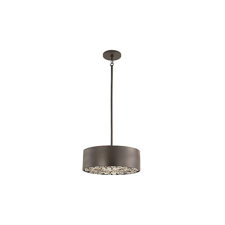 Image 3 Azores 4-Light Convertible Semi-Flush or Pendant in Black Cashmere more views