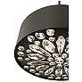 Thumbnail4 of Azores 4-Light Convertible Semi-Flush or Pendant in Black Cashmere more views