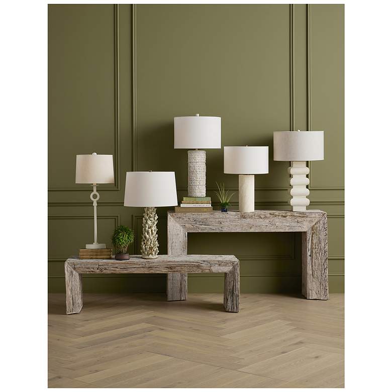 Image 3 Azores White Table Lamp more views