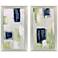 Azul Jardin I 19"W x 34"H Canvas Set of 2