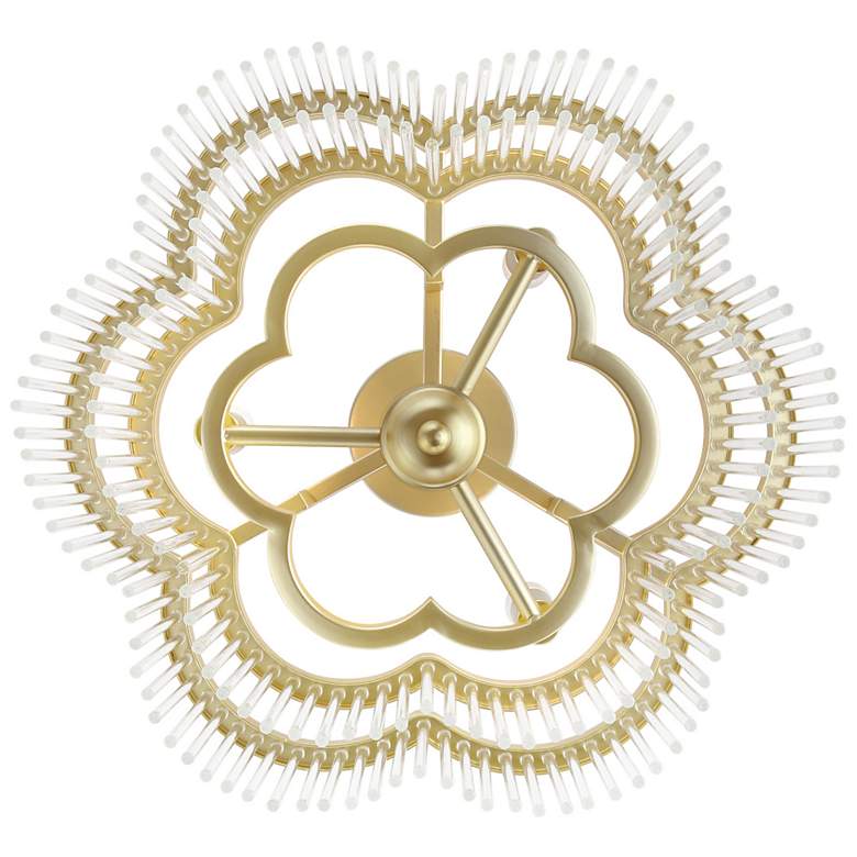 Image 6 Azura 20" Wide Heirloom Brass 3-Light Ceiling Light more views