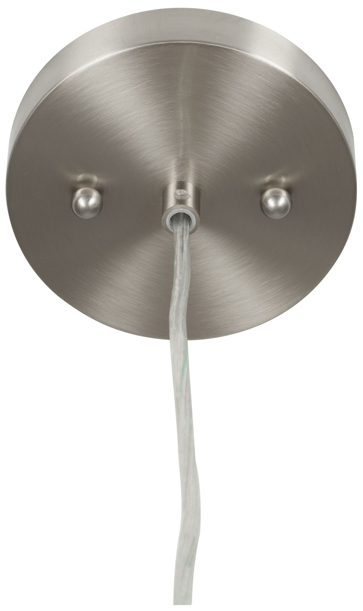 Image 6 Azura 7 1/2"W Brushed Nickel Mini Pendant w/ Hammered Glass more views