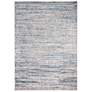 Azure Abstract Indoor Blue Area Rug 3402F 8' x 10'