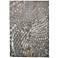 Azure Abstract Indoor Blue Area Rug 3403F 5' x 8'