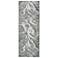 Azure Abstract Indoor Silver Area Rug 3539F 2'-10" x 7'-10"