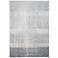 Azure Abstract Indoor White Area Rug 3413F 3'-11" x 6'