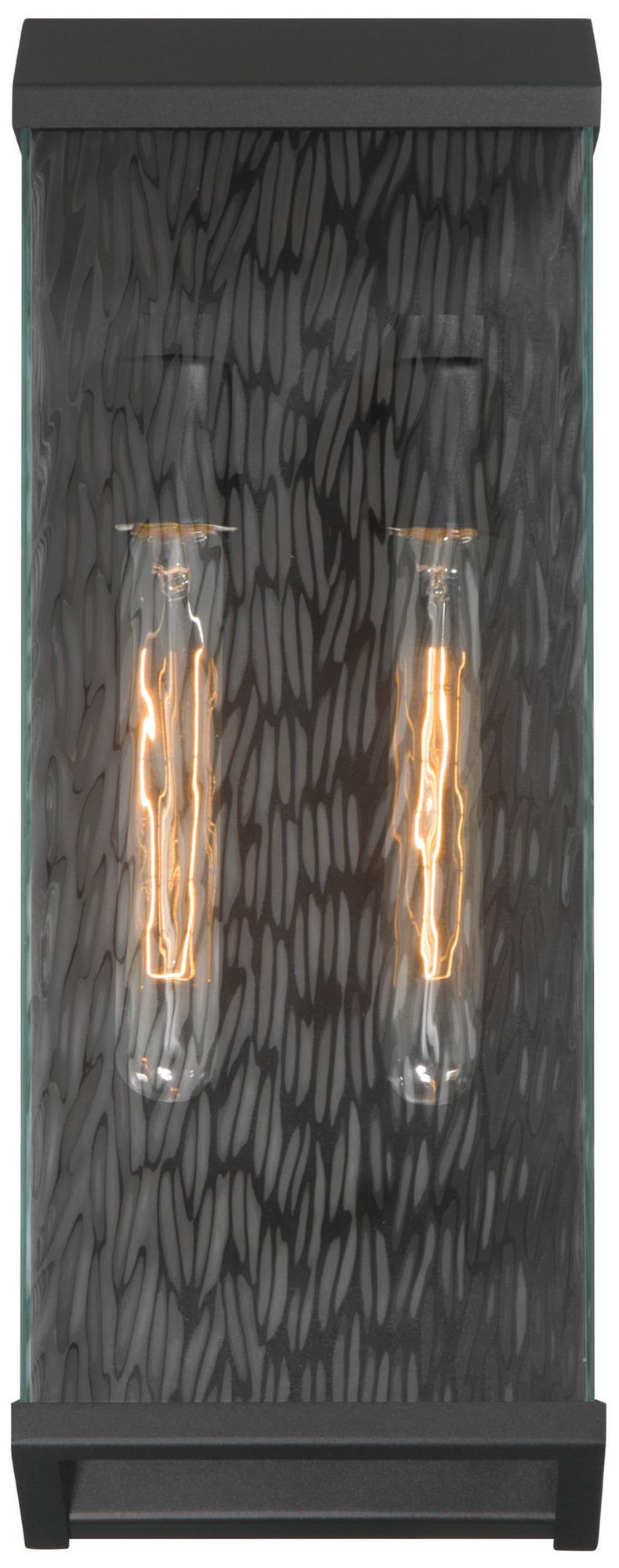 Image 2 Azure Bay 19" High 2-Light Black Outdoor Wall Sconce more views