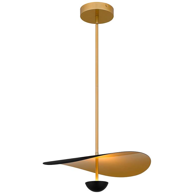 Image 1 Azure Integrated LED Matte Black Pendant Light
