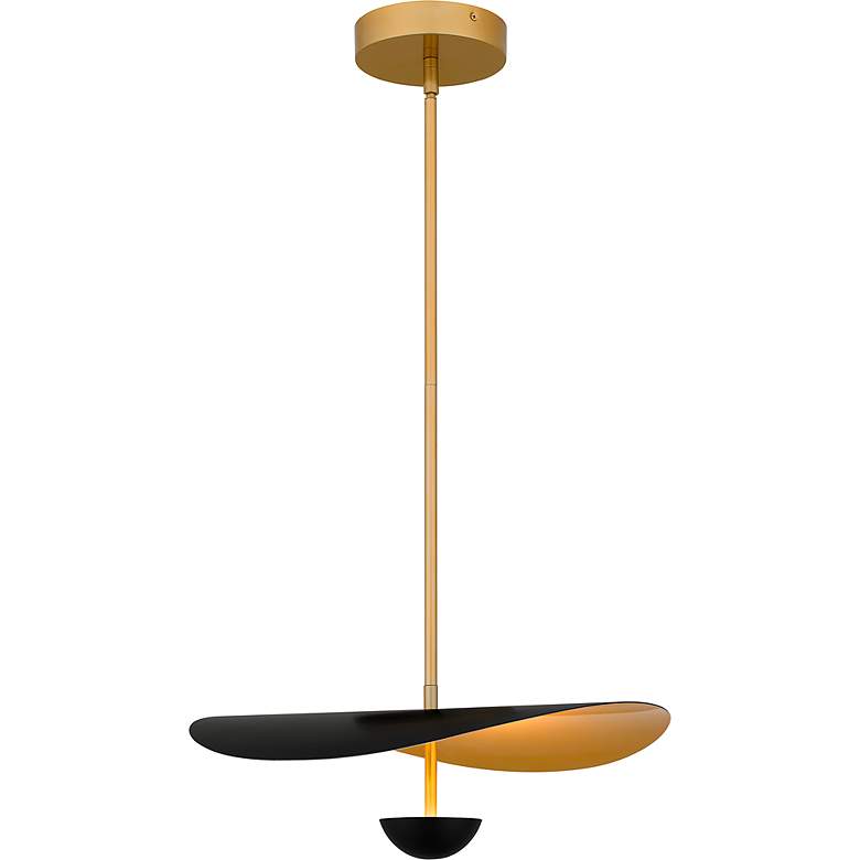Image 3 Azure Integrated LED Matte Black Pendant Light more views