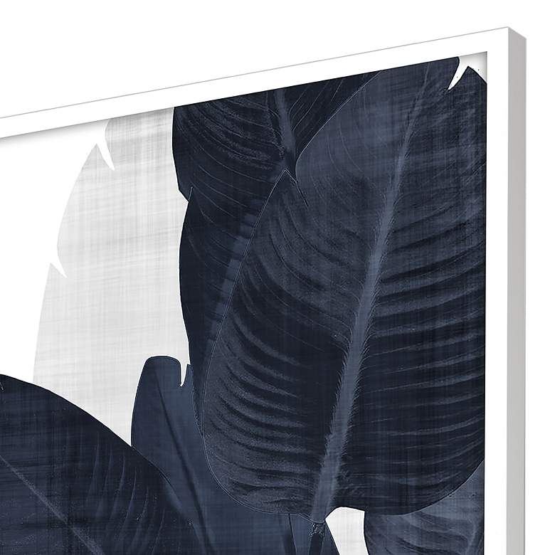 Image 2 Azure Palm I 50" Wide Framed Giclee Wall Art more views