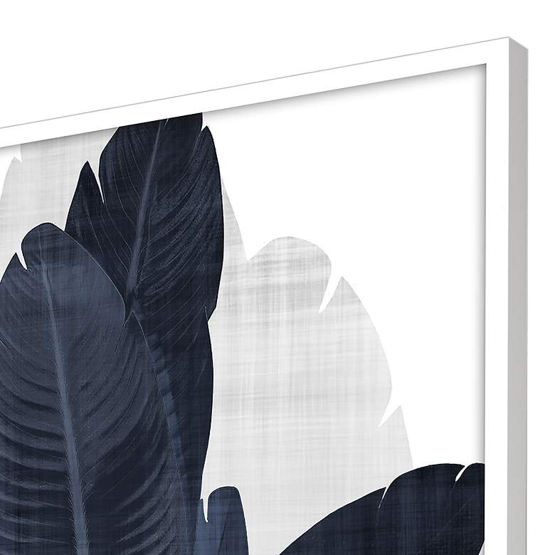Image 2 Azure Palm II 50" Wide Framed Giclee Wall Art more views