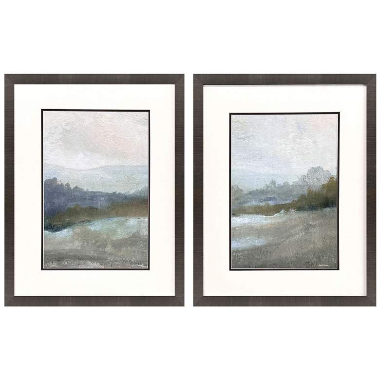 Image 1 Azure Valley 20"W x 26"H Framed Wall Art Set of 2