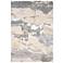 Azure Watercolor Indoor Ivory Area Rug 3525F 3'-11" x 6'
