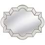 Azusa Champagne Silver Leaf 50" x 40" Oversized Wall Mirror