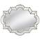 Azusa Champagne Silver Leaf 50" x 40" Oversized Wall Mirror