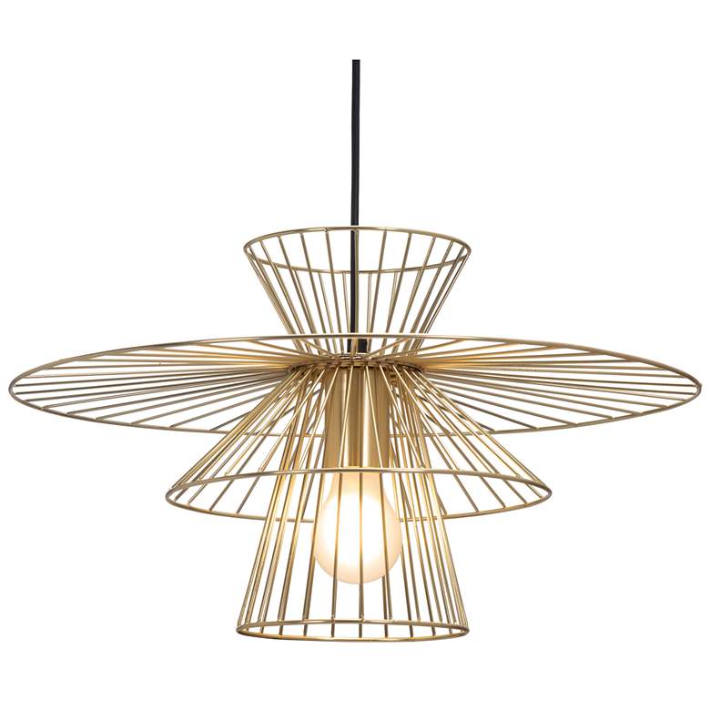 Image 1 Azzi Ceiling Lamp Gold