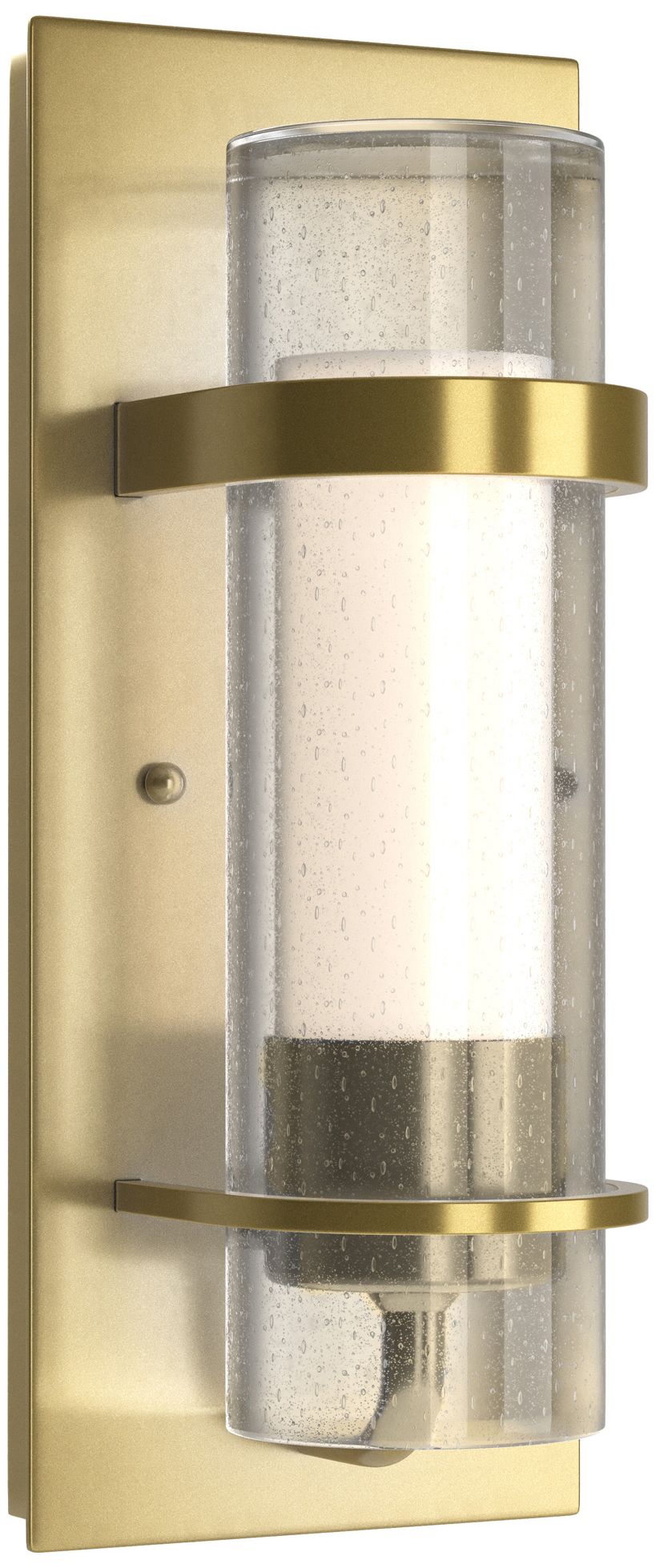 B&ed Seeded Glass Indoor Sconce Modern Brass Opal Made to Order