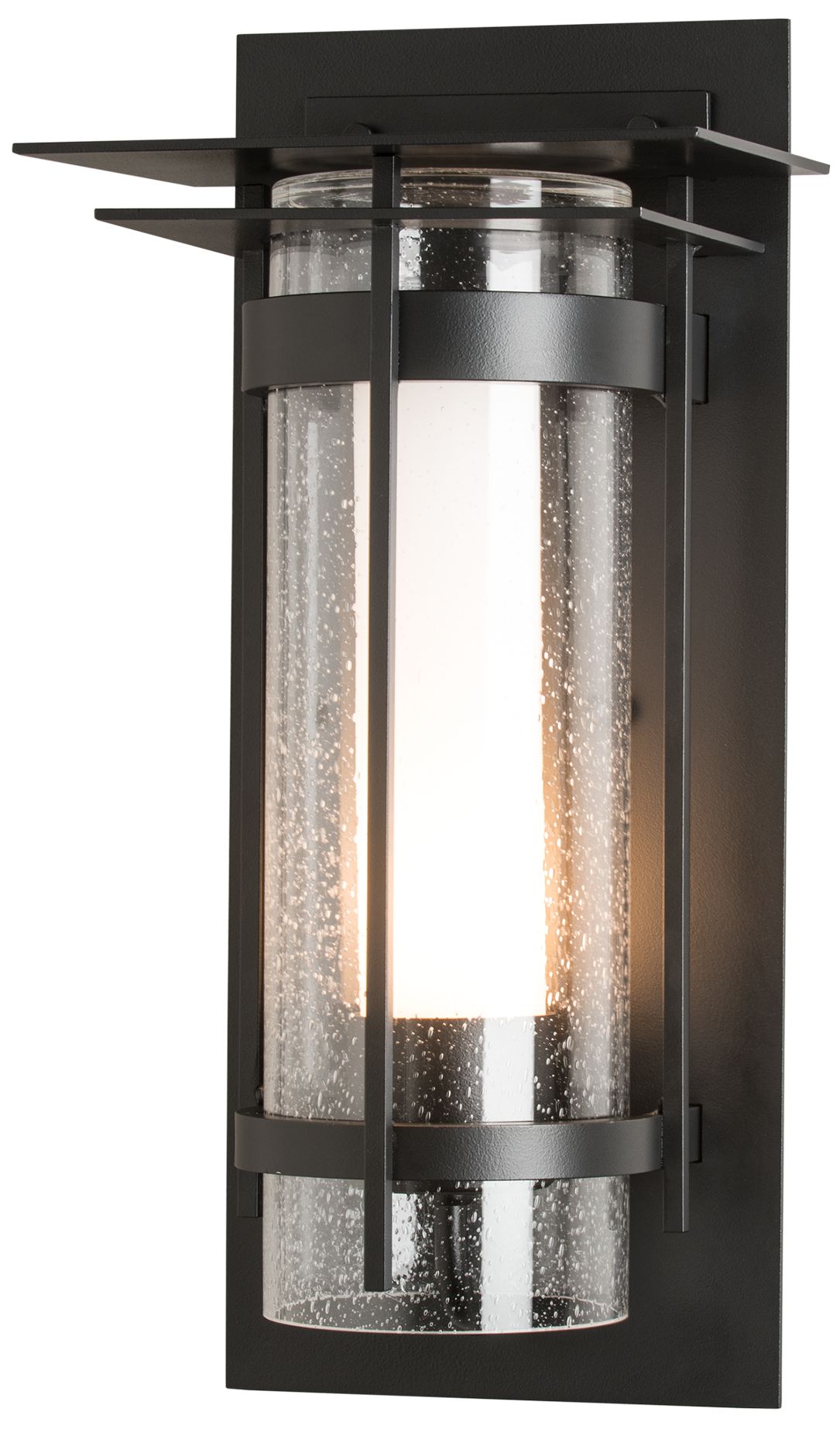 B&ed Top Plated Coastal Black Outdoor Light w/Opal Made to Order