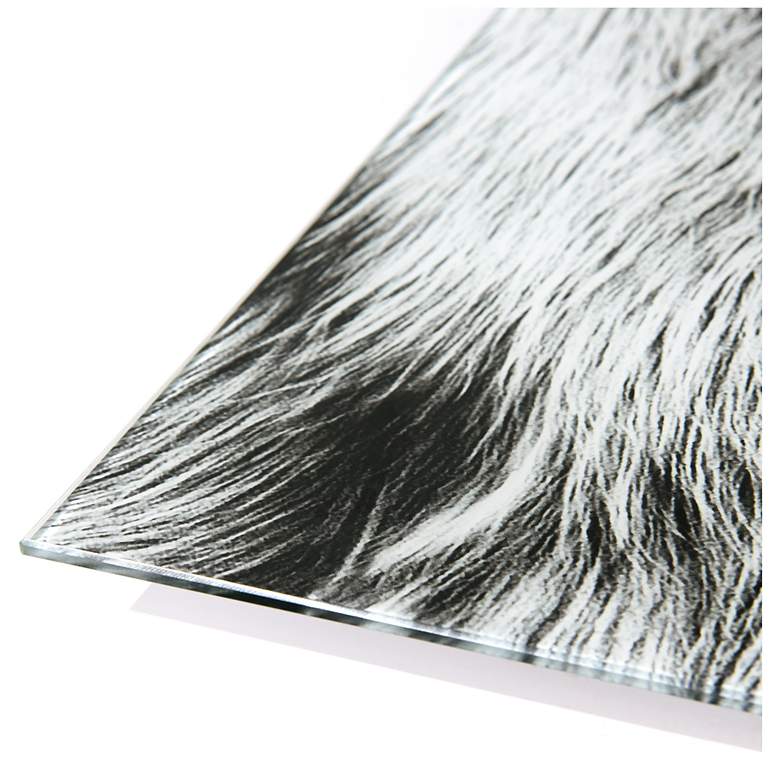 Image 6 B&W Horse ABC Frameless Reverse Printed Tempered Glass Wall Art Set of 3 more views