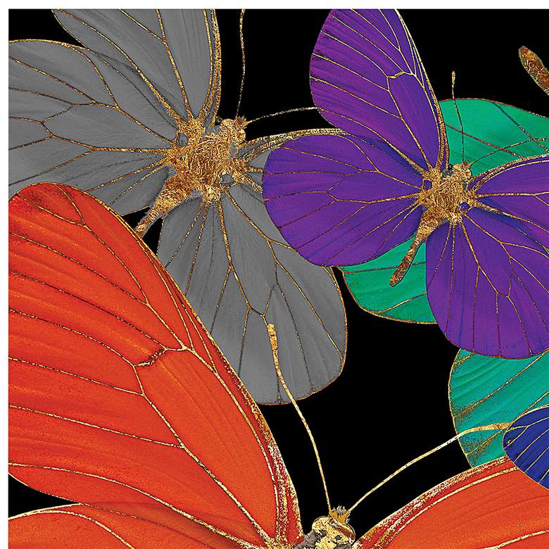 Image 3 B World 50 3/4"W Floating Tempered Glass Graphic Wall Art more views