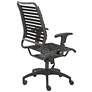 Baba Black Adjustable Swivel Office Chair