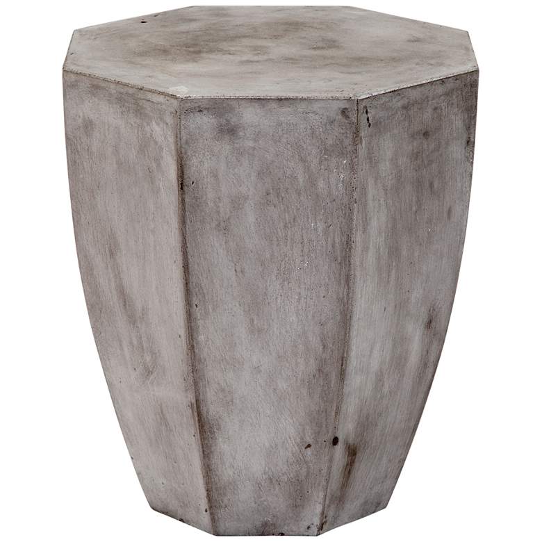 Image 1 Babaloo 17.25 inch Concrete Octagon End Table