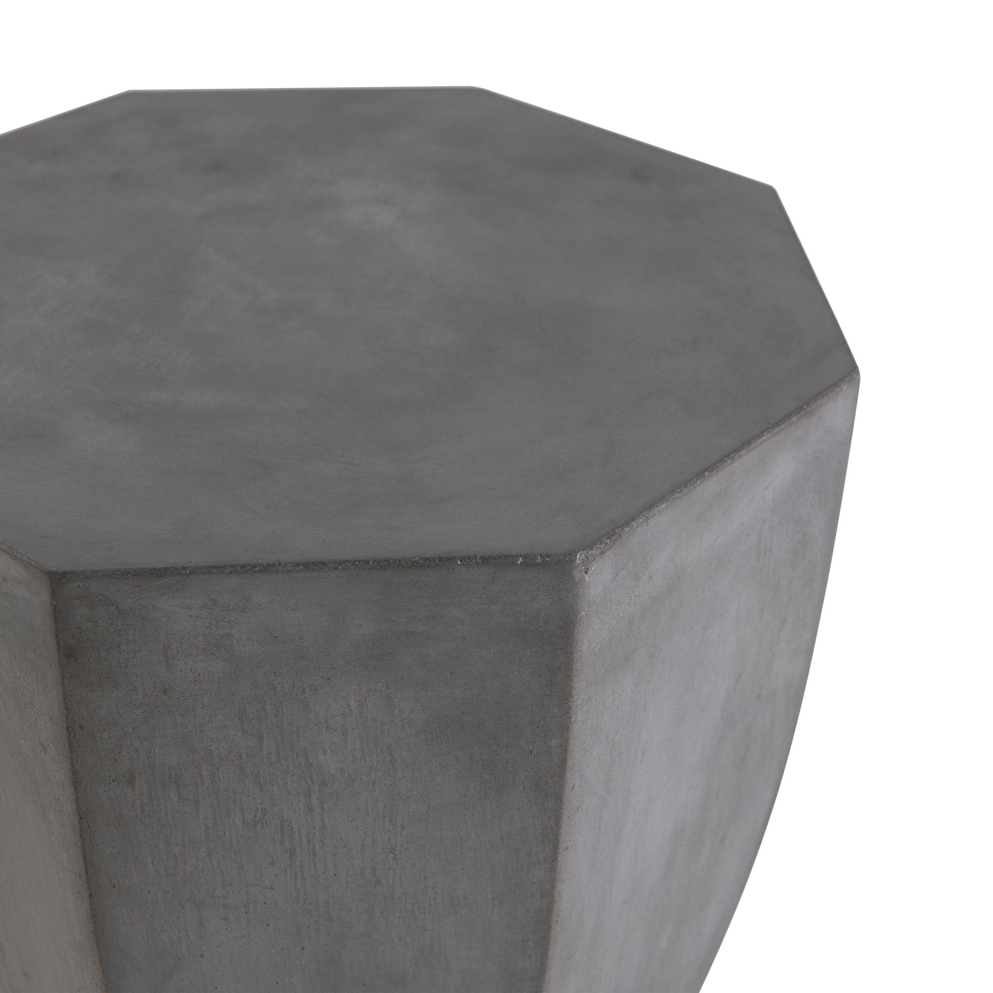 Image 2 Babaloo 17.25" Concrete Octagon End Table more views