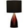 Babette Holland Archie Plum Fade Maroon Table Lamp