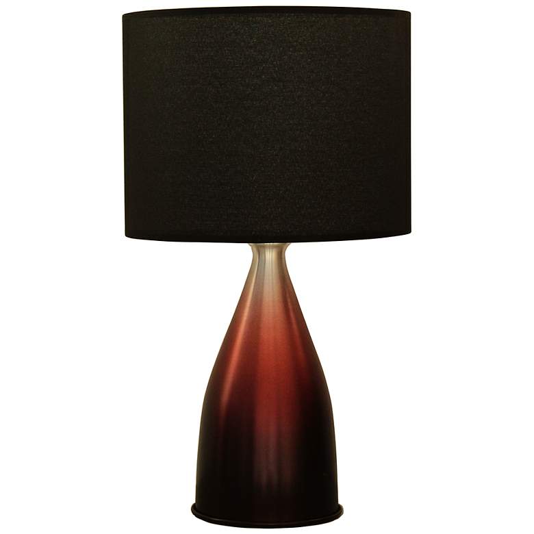 Image 1 Babette Holland Archie Plum Fade Maroon Table Lamp