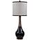 Babson Black and Antique Silver Table Lamp