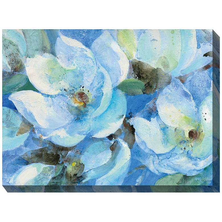 Image 2 Baby Blue Eyes 40" Wide Rectangular Outdoor Canvas Wall Art