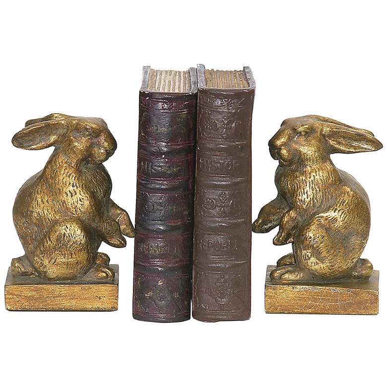 Image 1 Baby Rabbit Bookends Set