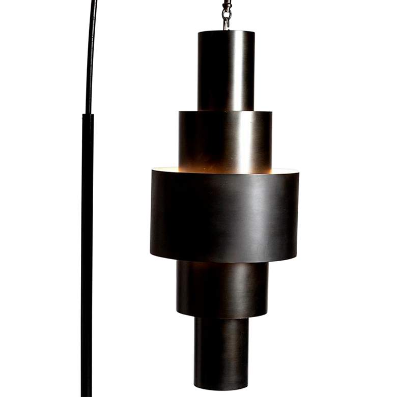Image 2 Babylon Bronze Metal Arc Floor Lamp more views