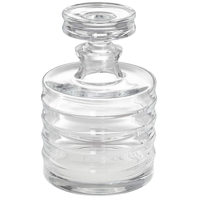 Image 1 Baccarat Clear Glass Ribbed Decanter Barware