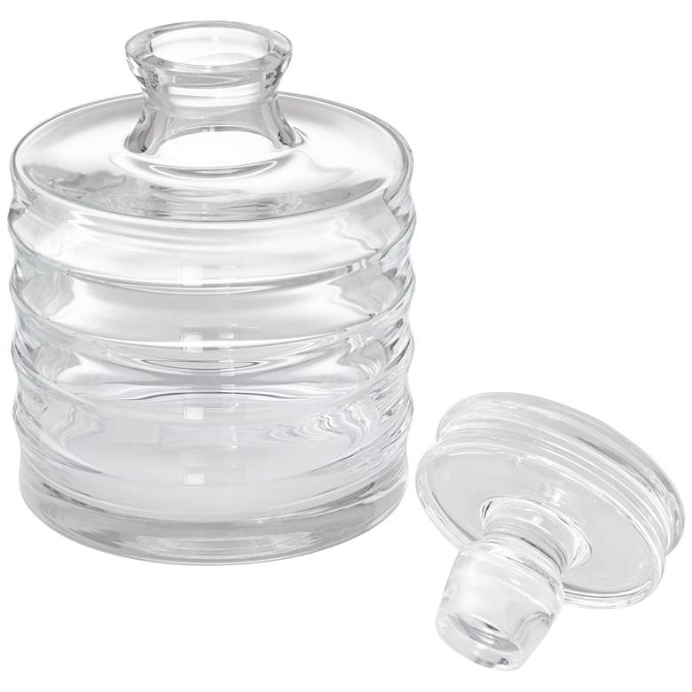 Image 2 Baccarat Clear Glass Ribbed Decanter Barware more views