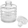 Baccarat Clear Glass Ribbed Decanter Barware