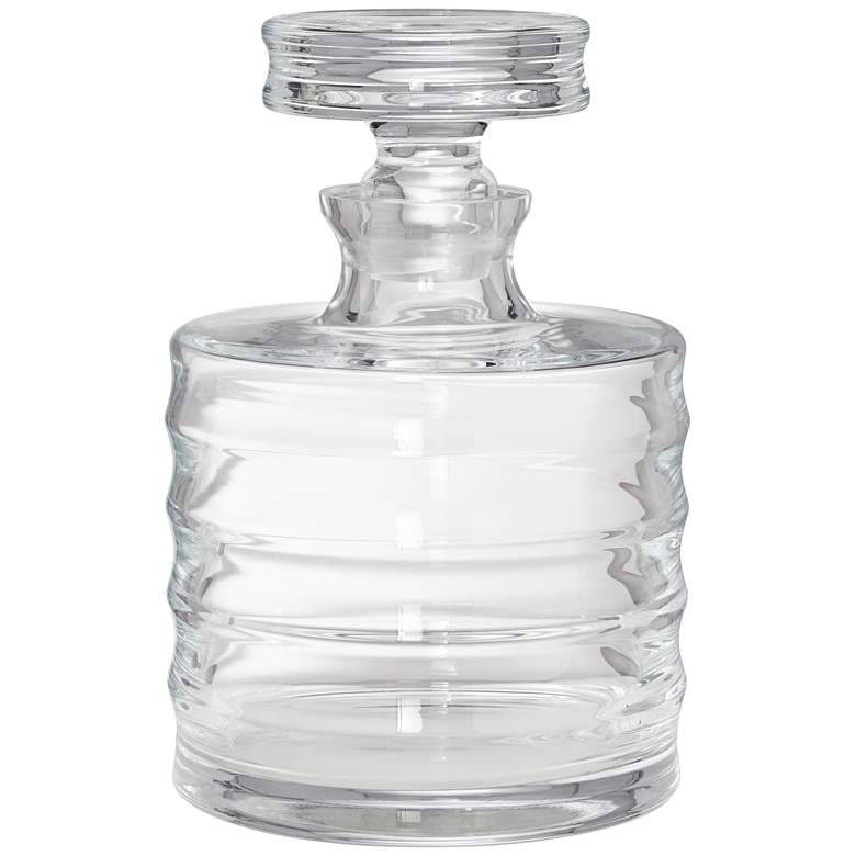 Image 3 Baccarat Clear Glass Ribbed Decanter Barware more views