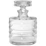 Baccarat Clear Glass Ribbed Decanter Barware