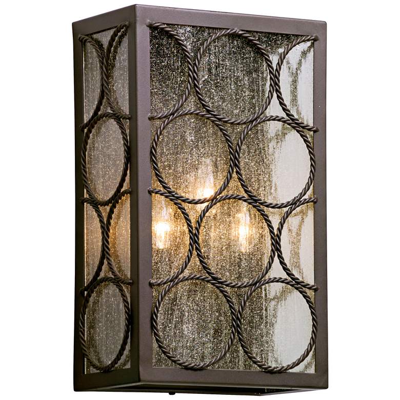 Image 1 Bacchus 17 3/4 inch High Textured Bronze Outdoor Wall Light